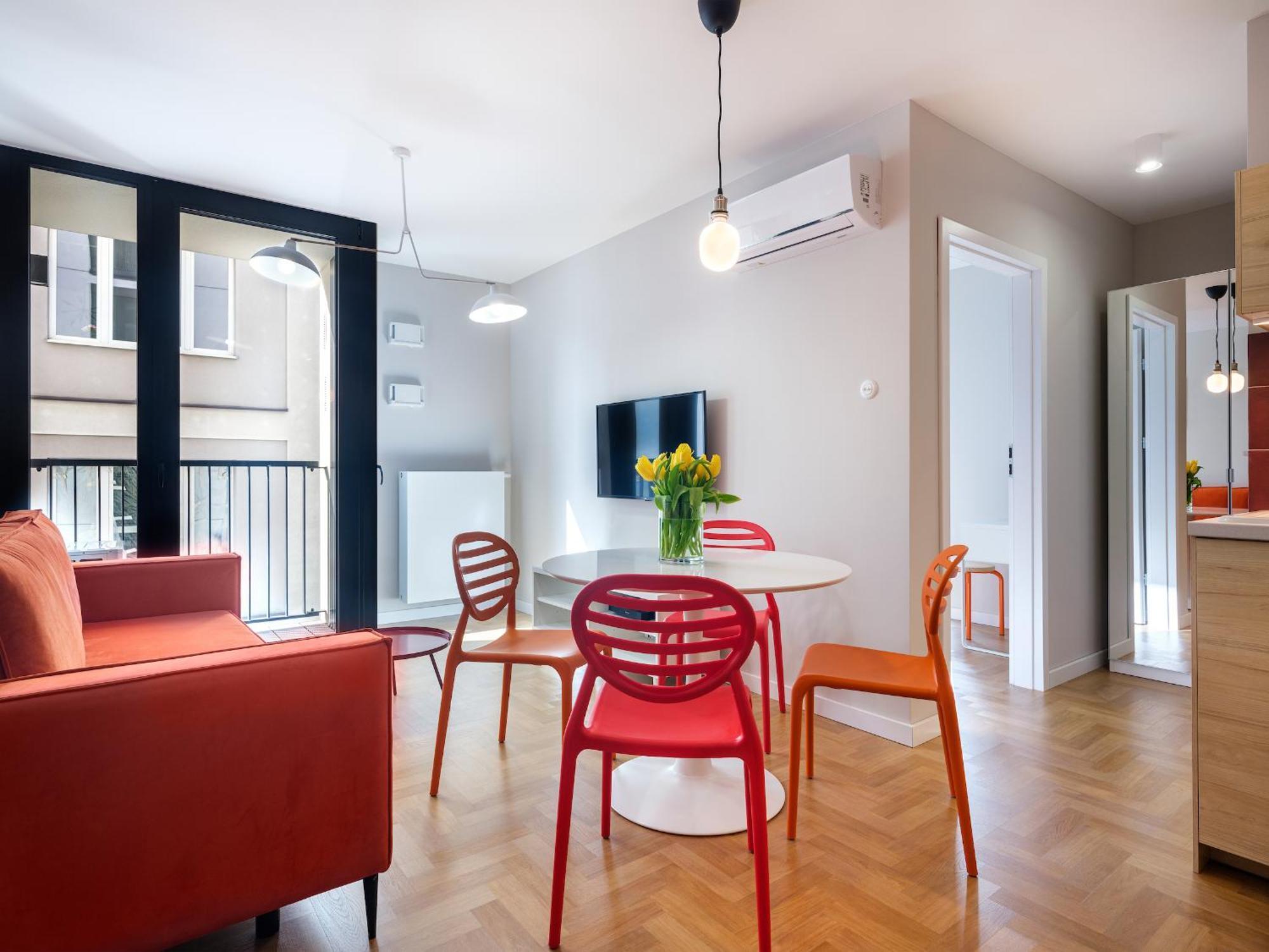 Tyzenhauz Apartments Vistula With Parking Krakow Ruang foto